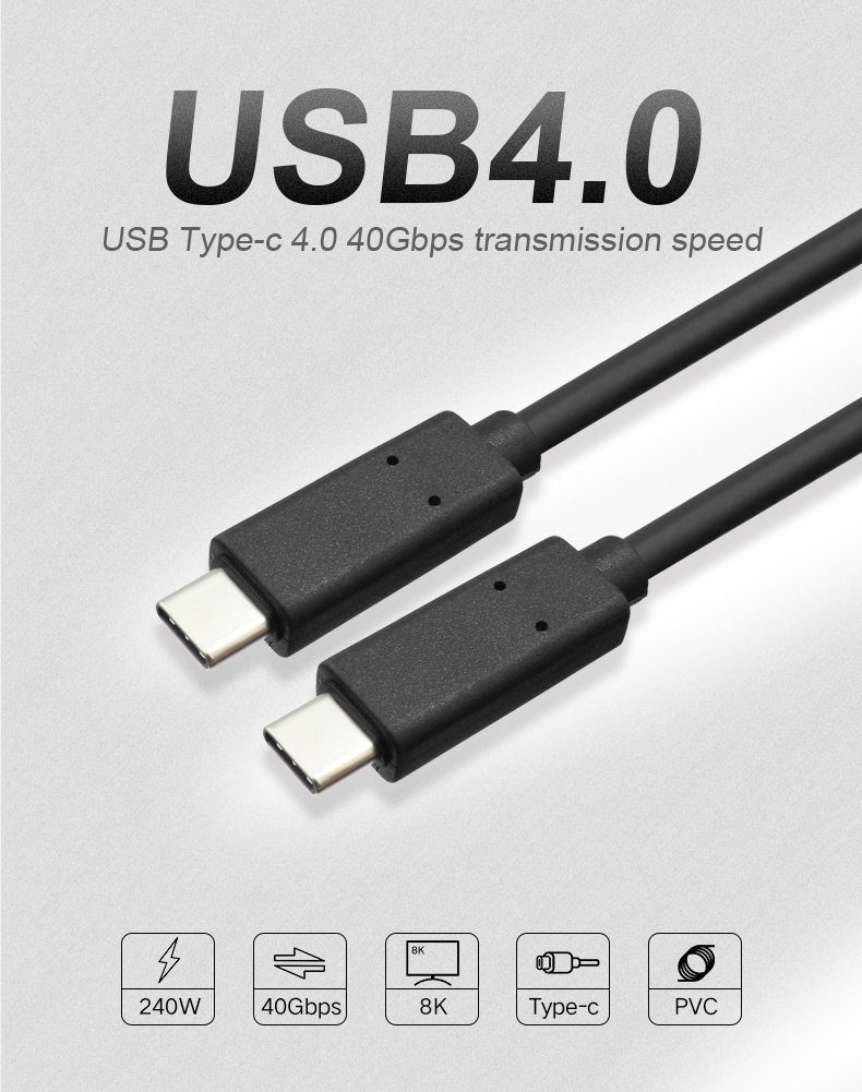 USB 4.0 CABLE PVC (1)