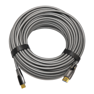 Armored Active Fiber Optic HDMI Cable support HDMI 2.0 features 18Gbps 4K@60Hz HDR, 3D.HDCP