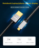 Slim micro HDMI Cable 15FT 2 Pack Ultra Thin & Extreme Flexible HDMI to HDMI Cord Support 4K@60Hz/2160P/1080P