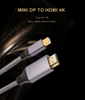 Mini DP To HDMI Cable 4K 1m 1.5m 1.8m 2m 3m 5m