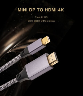 Mini DP To HDMI Cable 4K 1m 1.5m 1.8m 2m 3m 5m